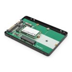 Digitus Adaptador de disco duro SATA de 2,5 pulgadas compatible con M.2 o mSATA, SKU DA-71118