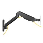 Digitus soporte de pared universal para monitor con muelle neumático, brazo giratorio, SKU DA-90425