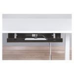 Digitus Canal de gestión de cables, SKU DA-90450, con tapa desmontable y acabado en gris