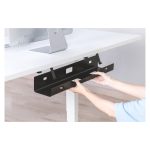 Digitus Canal de gestión de cables, SKU DA-90450, con tapa desmontable y acabado en gris