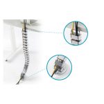 Digitus guía pasacables flexible, longitud ajustable, SKU DA-90506, ideal para manejar cables en redes y sistemas de comunicación