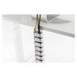 Digitus guía pasacables flexible, longitud ajustable, SKU DA-90506, ideal para manejar cables en redes y sistemas de comunicación