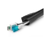 Conducto flexible Digitus para cables con cinta adhesiva, SKU DA-90507, ideal para organización y gestión de cables.