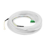 Digitus Cable de derivación FTTH monomodo de 4 fibras con 4 conectores LC/APC, longitud de 30 metros, SKU: DK-3904LCA-30