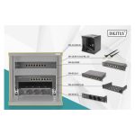 Imagen del Digitus Juego de Red de 254 mm (10 pulgadas), ideal para conexiones de red seguras. SKU: DN-10-SET-1-B