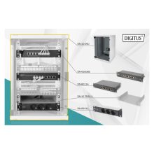 Digitus Juego de red de 254 mm y capacidad de 10 pulgadas, SKU: DN-10-SET-2