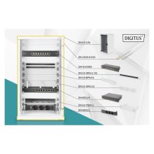 Imagen del Digitus Juego de Red de 254 mm de 12 unidades de altura y medidas de 312 x 300 mm, SKU DN-10-SET-3