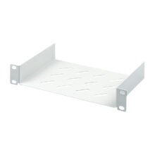 Digitus Estante 1U de 254 mm de ancho, SKU DN-10 TRAY-1, ideal para servidores y equipos de red.