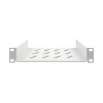 Digitus Estante 1U de 254 mm de ancho, SKU DN-10 TRAY-1, ideal para servidores y equipos de red.