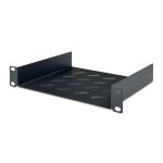 Estante para rack Digitus de 1U con 254 mm de profundidad en color negro, SKU DN-10-TRAY-2-B