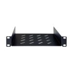 Estante para rack Digitus de 1U con 254 mm de profundidad en color negro, SKU DN-10-TRAY-2-B
