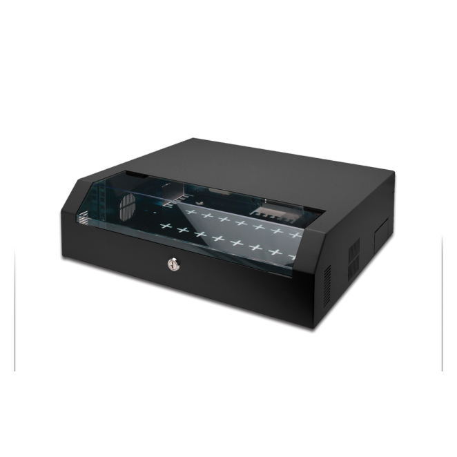 Digitus Caja Mural SOHO Slim con diseño compacto Digitus Caja mural SOHO Slim de diseño compacto, SKU DN-19 04U-PB-B