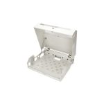 Digitus Caja Mural SOHO modelo DN-19 04U-PB, diseño slim de 19 pulgadas con cerradura y capacidad para 4U