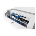 Digitus Caja Mural SOHO modelo DN-19 04U-PB, diseño slim de 19 pulgadas con cerradura y capacidad para 4U
