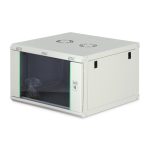 Vista frontal de la carcasa de pared Digitus de la serie Dynamic Basic, modelo DN-19 07U-6/6-EC, de 600 x 600 mm.