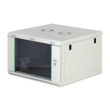 Vista frontal de la carcasa de pared Digitus de la serie Dynamic Basic, modelo DN-19 07U-6/6-EC, de 600 x 600 mm.