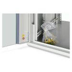 Vista frontal de la carcasa de pared Digitus de la serie Dynamic Basic, modelo DN-19 07U-6/6-EC, de 600 x 600 mm.