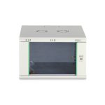 Vista frontal de la carcasa de pared Digitus de la serie Dynamic Basic, modelo DN-19 07U-6/6-EC, de 600 x 600 mm.