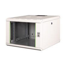 Digitus carcasa de pared de la serie Unique en color negro, medida 600 x 600 mm SKU DN-19 07U-6/6