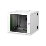 Digitus Carcasa de pared de la serie Unique, giratoria, de dos piezas, SKU DN-19 09-U-3. Ideal para racks de servidores y equipos de red.