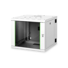 Digitus Carcasa de pared de la serie Unique, giratoria, de dos piezas, SKU DN-19 09-U-3. Ideal para racks de servidores y equipos de red.