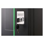 Imagen de la carcasa de pared Digitus Dynamic Basic, con medidas 600 mm de ancho por 450 mm de profundidad. SKU: DN-19 12-U-EC-SW.