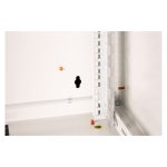 La carcasa de pared Digitus de la serie Unique con dimensiones de 600 x 600 mm SKU DN-19 12U-6/6, ideal para equipos de red y telecomunicaciones.