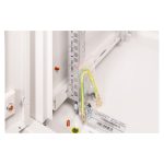 Vista de la carcasa de pared Digitus de la serie Unique con dimensiones de 600 x 600 mm. SKU: DN-19 20U-6/6