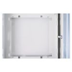 Imagen del armario de red Digitus Unique Serie, dimensiones 600x800 mm, SKU DN-19 22U-6/8-1. Incluye características de ventilación avanzada y estructura robusta.