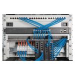 Soporte de carril DIN de la marca Digitus de 483 mm (19 pulgadas) y 3U, modelo DN-19-DIN-3U para montaje en rack.