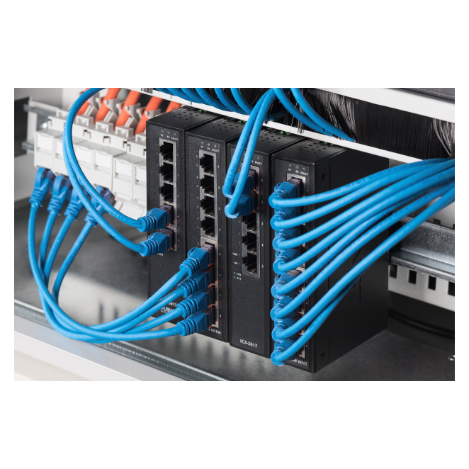 Digitus Soporte de carril DIN de 483 mm (19″), 3U 3 Digitus soporte de carril DIN en rack de 19 pulgadas