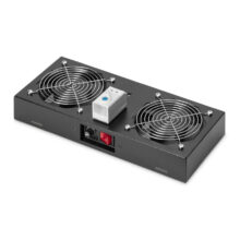 Digitus Unidad de Ventilación de Techo para carcasa de pared de 483 mm (19 pulgadas). Incluye control térmico y SKU DN-19 FAN-2-WM-T-SW