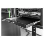 Cajón para teclado Digitus modelo DN-19 KEY-1U-SW para armarios de red y servidores en unidades de rack de 1U