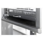 Cajón para teclado Digitus modelo DN-19 KEY-1U-SW para armarios de red y servidores en unidades de rack de 1U