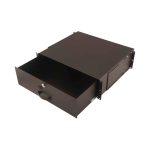 Digitus Almacenamiento de documentos para armarios de red, 3 unidades de altura, SKU DN-19 KEY-3U-SW