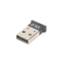 Adaptador Bluetooth 5.0 Nano USB Digitus DN-30211 para conexiones rápidas y estables