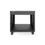 Bastidor universal de 19 pulgadas con ruedas, modelo DN-48000, de Digitus, con capacidad de 8UA