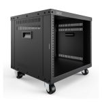 Bastidor universal de 19 pulgadas con ruedas, modelo DN-48000, de Digitus, con capacidad de 8UA