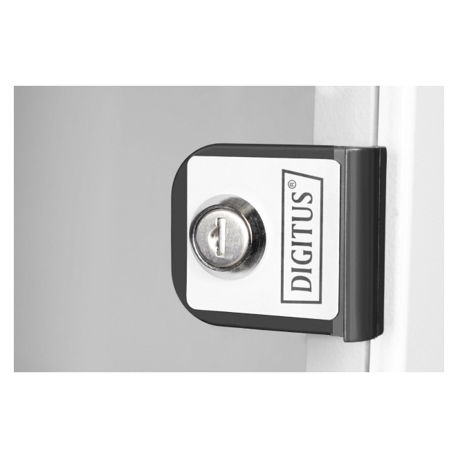 Digitus Caja mural SOHO Pro - 254 mm (10″) - 315x300 mm (ancho x fondo) 2 Digitus Caja mural SOHO Pro - Detalle interior