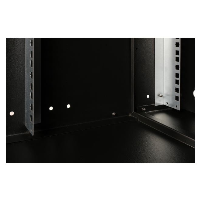 Digitus Armario mural SOHO Pro - 483 mm (19″) - 540x400 mm (ancho x fondo) 3 Digitus Armario mural SOHO Pro puerta abierta