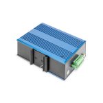 Imagen del conmutador de red Fast Ethernet de 8 puertos Digitus, industrial, no gestionado, con 1 enlace ascendente RJ45. SKU: DN-650106