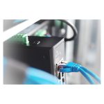 Conmutador PoE de red Ethernet Gigabit de 7 puertos, industrial, no gestionado de Digitus, modelo DN-651113