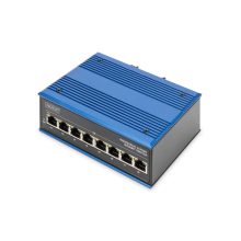 Imagen del Digitus Conmutador de red Ethernet Gigabit de 8 puertos, industrial, no gestionado. SKU: DN-651119