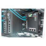 Digitus Conmutador de red Ethernet Gigabit de 8 puertos, modelo industrial plano y no gestionado, SKU DN-651127