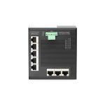 Digitus Conmutador de red Ethernet Gigabit de 8 puertos, modelo industrial plano y no gestionado, SKU DN-651127