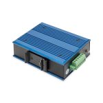 Conmutador PoE de red Gigabit Ethernet industrial Digitus con 4 puertos y enlace ascendente SFP. SKU DN-651135.