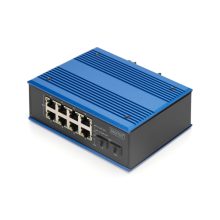 Digitus Conmutador Gigabit Ethernet industrial con 8 puertos LAN y 2 puertos SFP, SKU: DN-651150