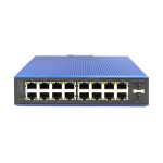 Conmutador PoE gestionado L2 industrial Digitus con 16+2 puertos Gigabit Ethernet, SKU: DN-651159.