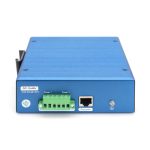 Switch gestionado Digitus DN-651160 L2/L3 de Gigabit Ethernet en colores negro y azul, con capacidades de 10/100/1000 Mbps