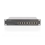Conmutador Digitus Gigabit Ethernet de 8 puertos, 10 pulgadas, gestionado L2+ con SKU DN-80117